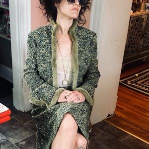 Lafayette 148 New York Tweed 2-Piece Jacket & Skirt